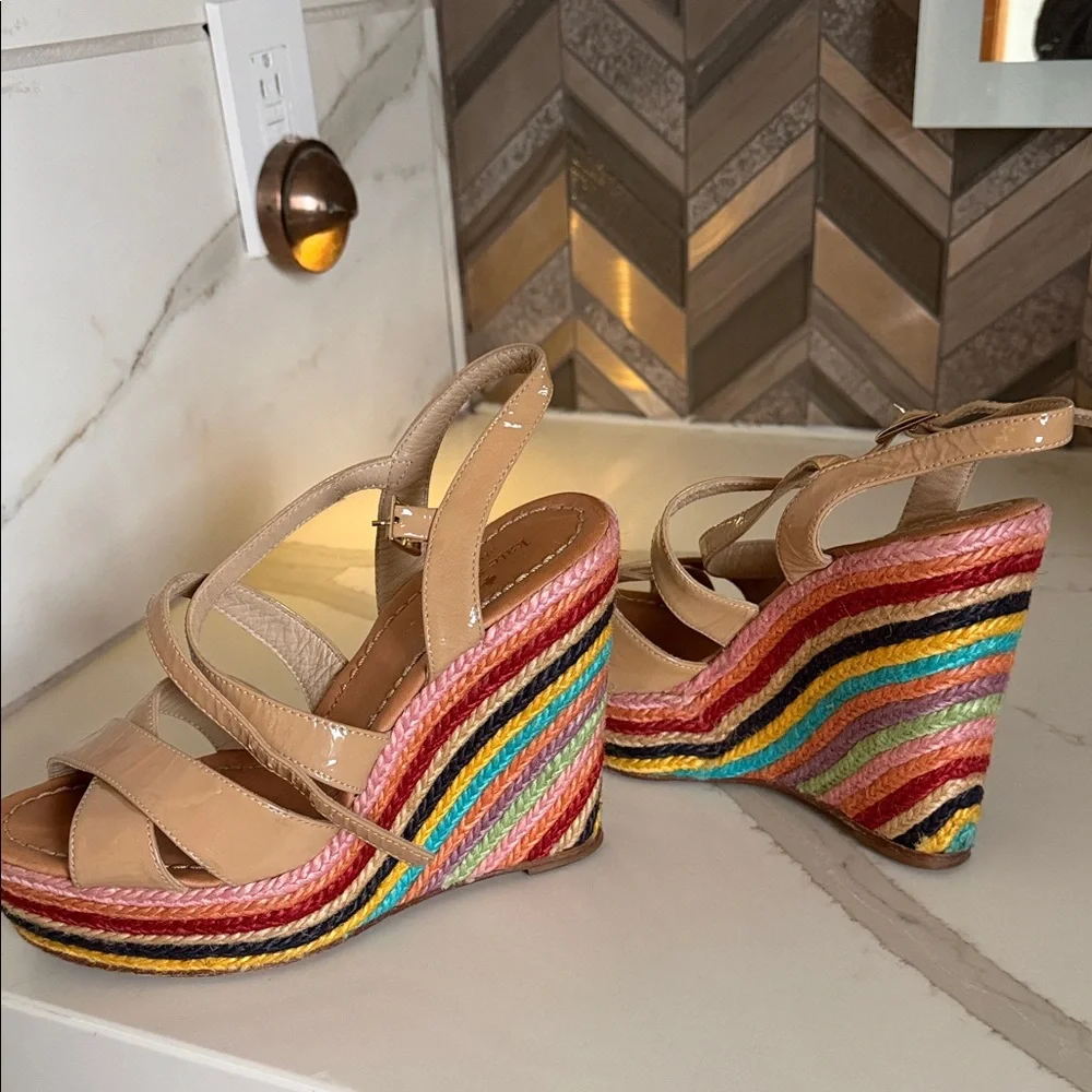 Kate Spade Multicolor Wedge Sandals - Picture 6 of 6